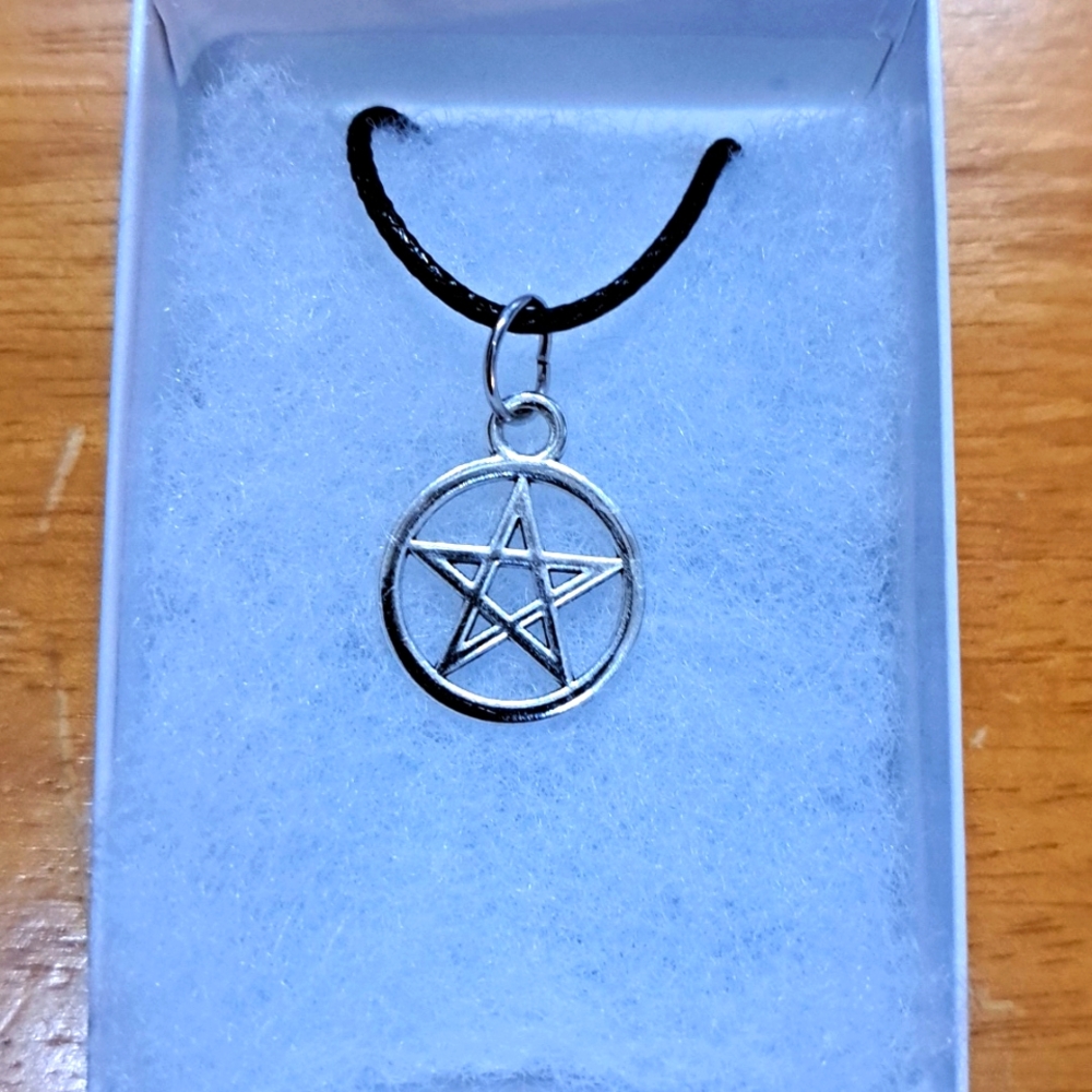 Silver Pentagram Necklace